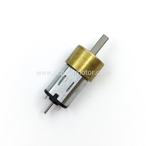 N20 14mm double shaft DC gear reducer motor